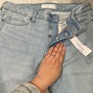 Topman stretch skinny jeans blue W32 x L32 Men. NEW